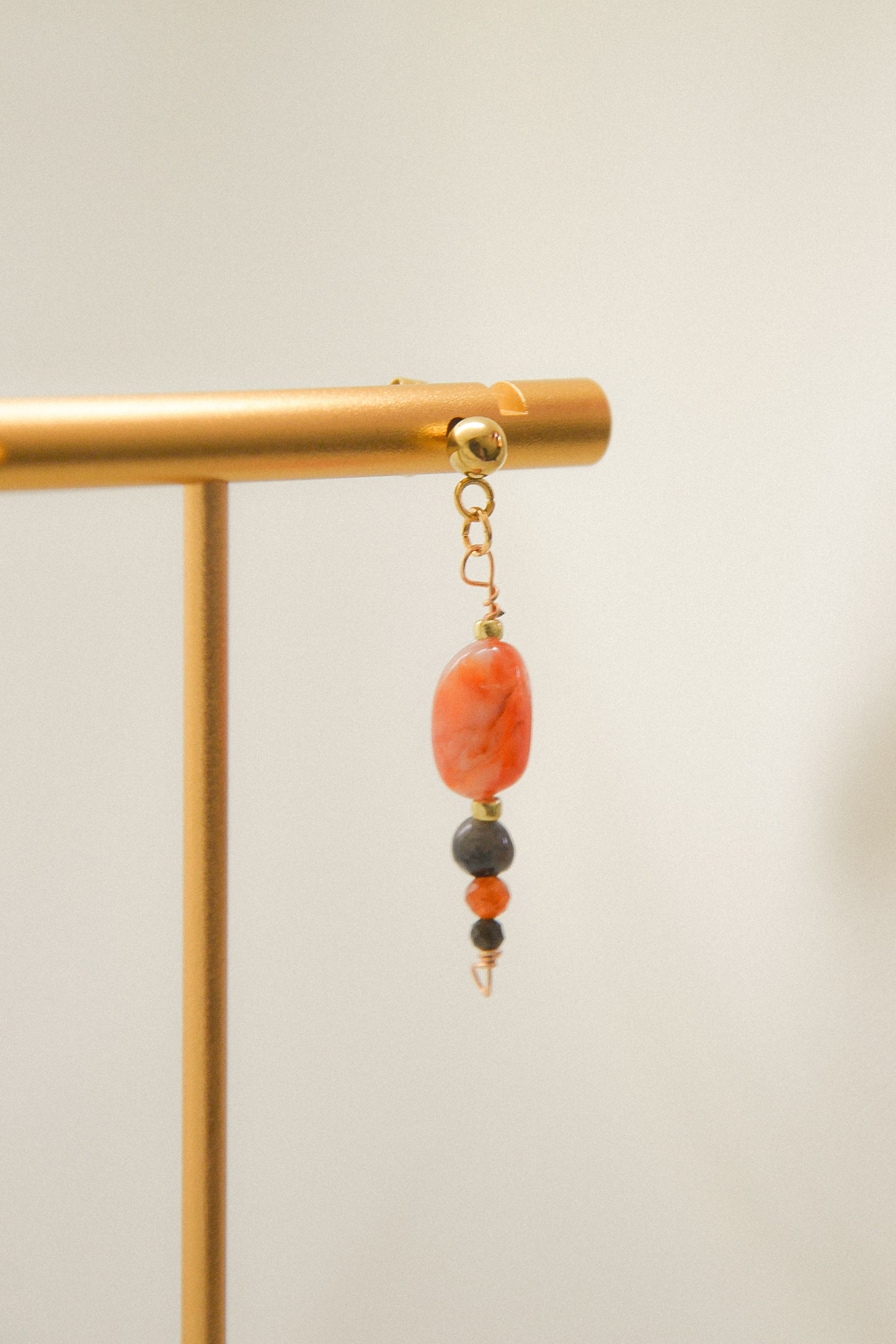 Crystal single earring