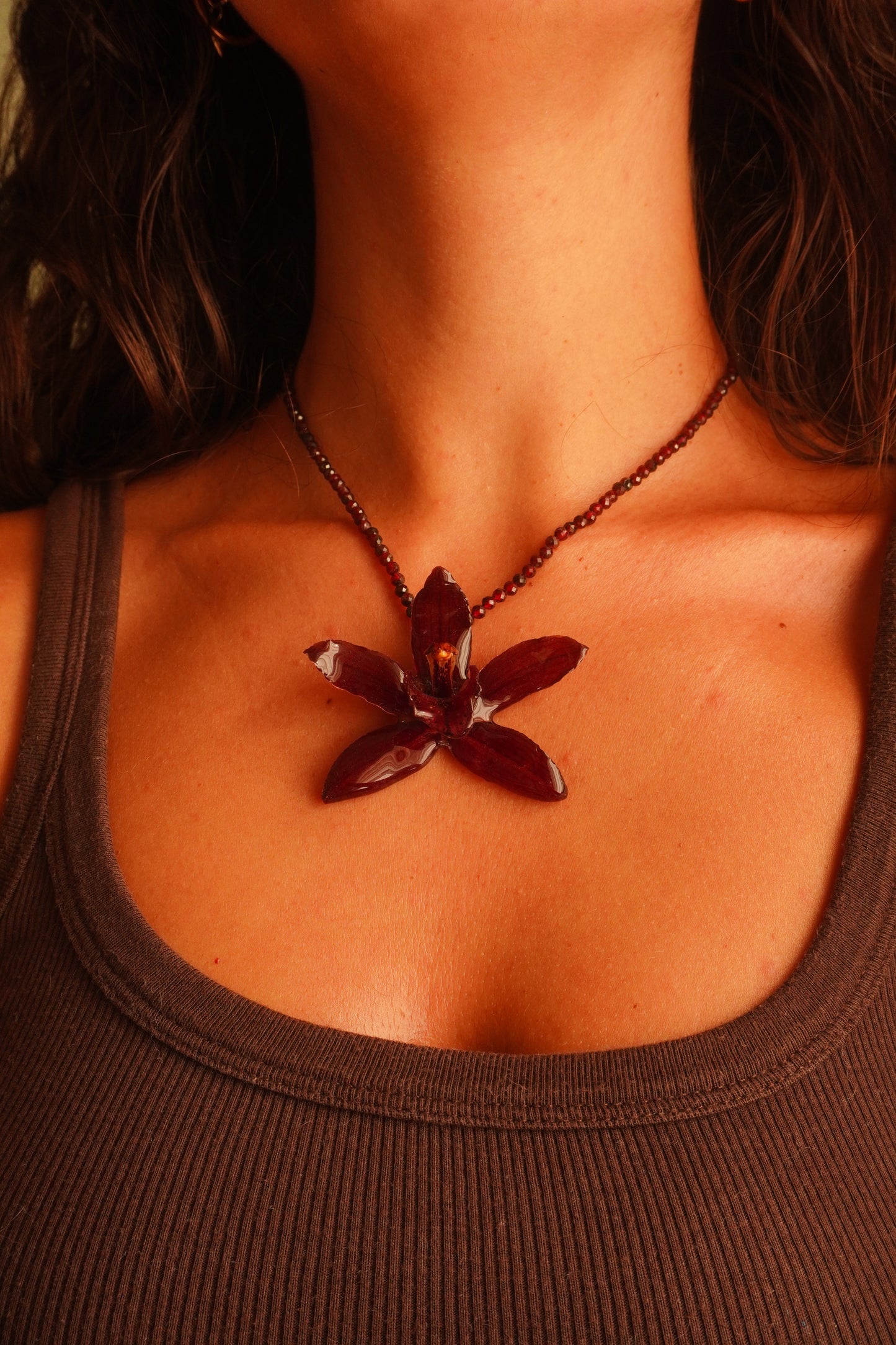 Orchid Necklace