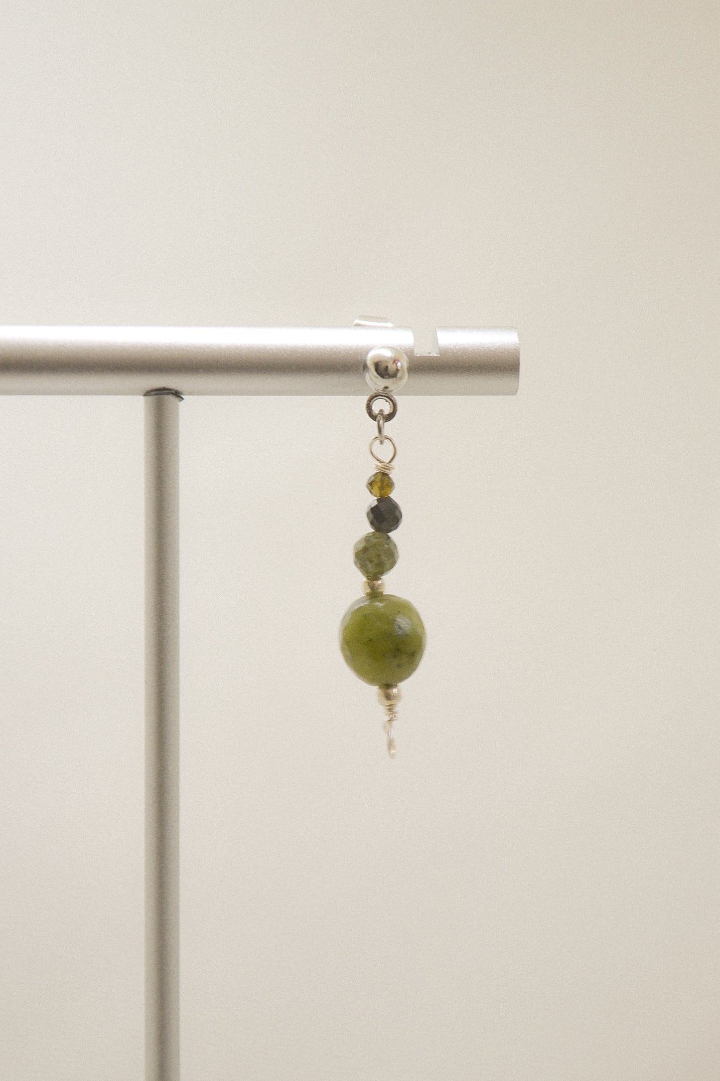Crystal single earring