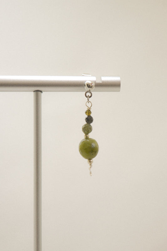 Crystal single earring