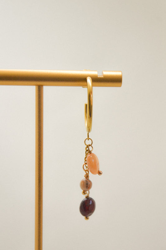 Crystal single earring