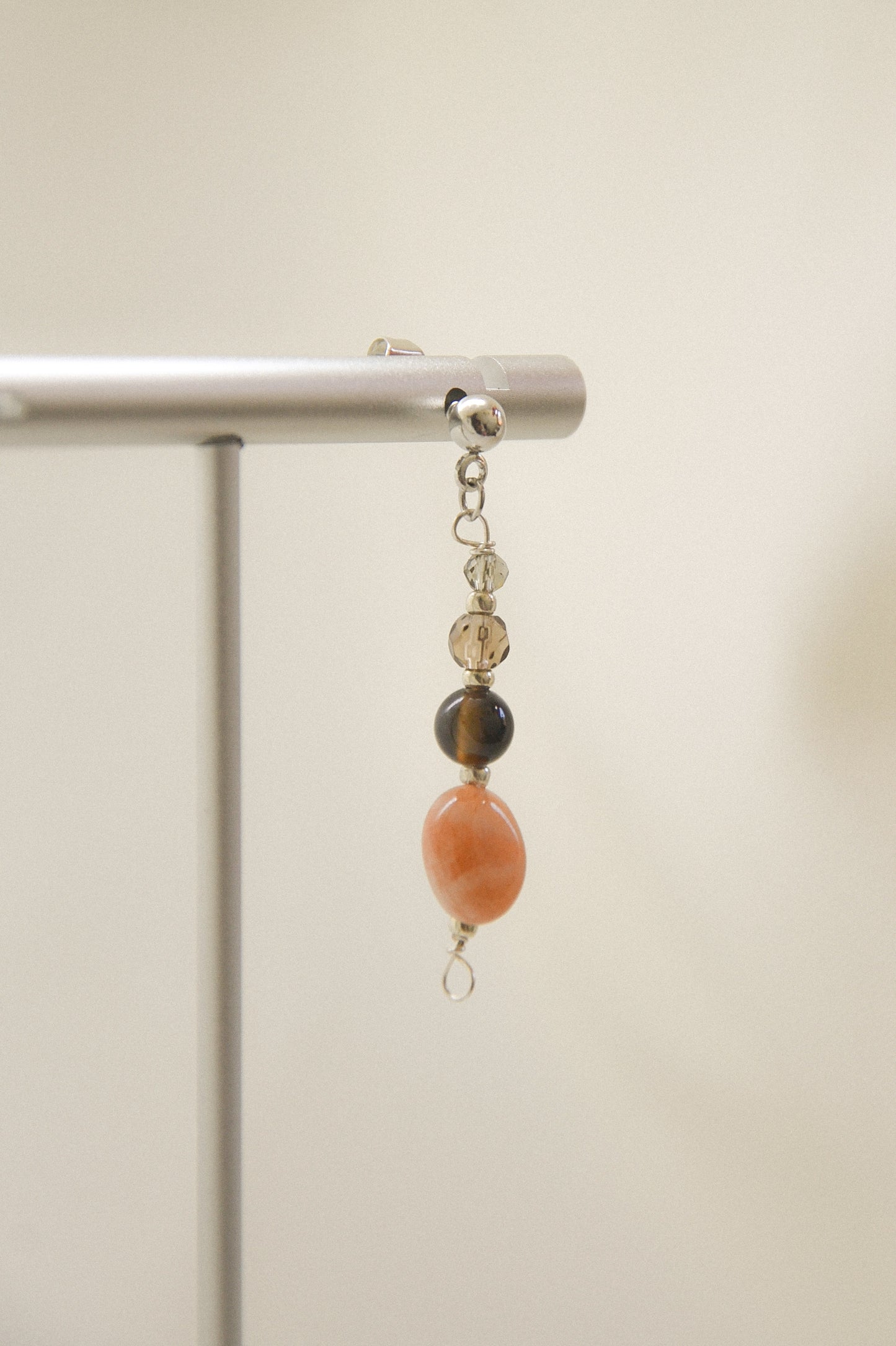 Crystal single earring