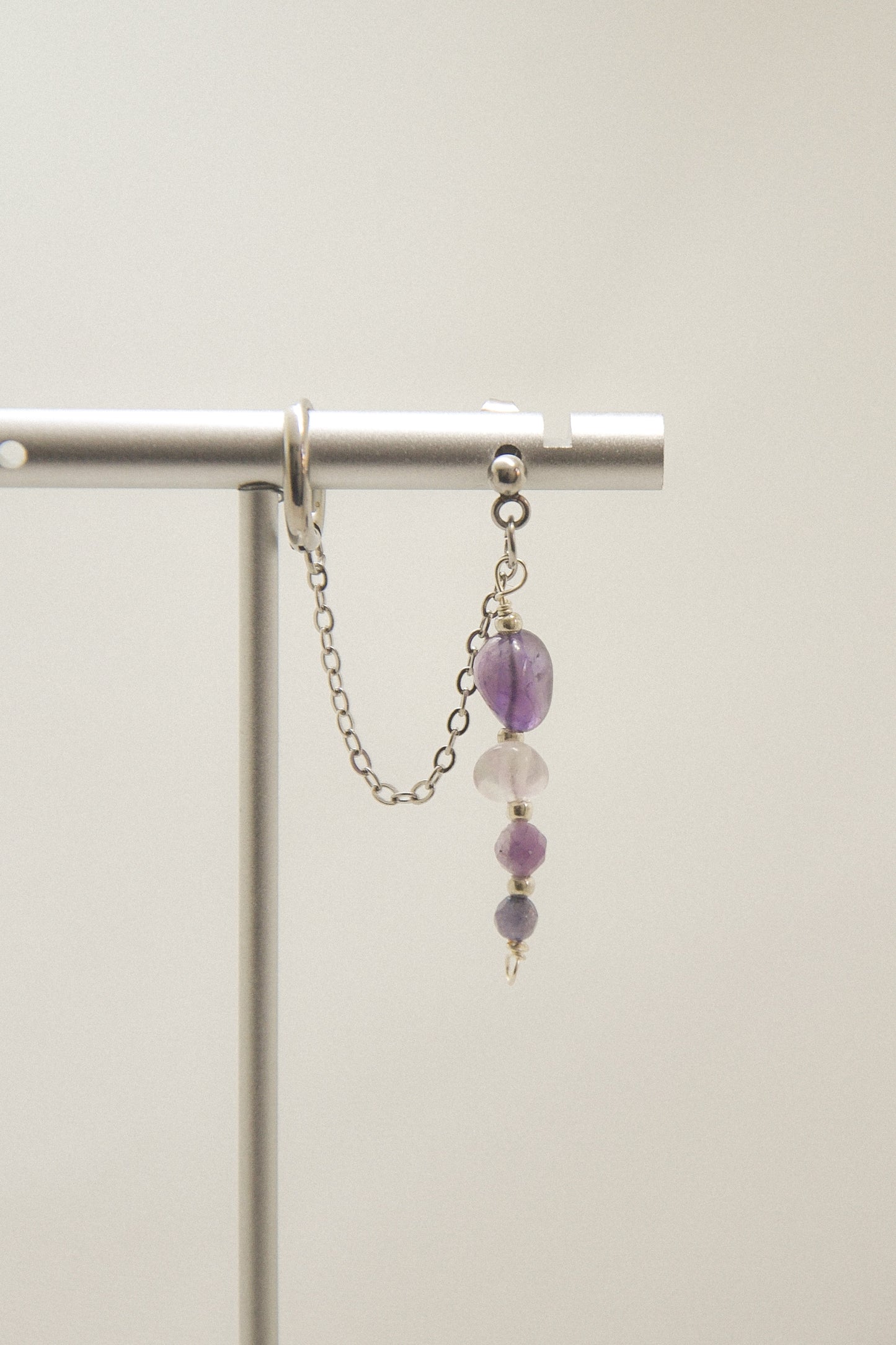 Crystal double earring