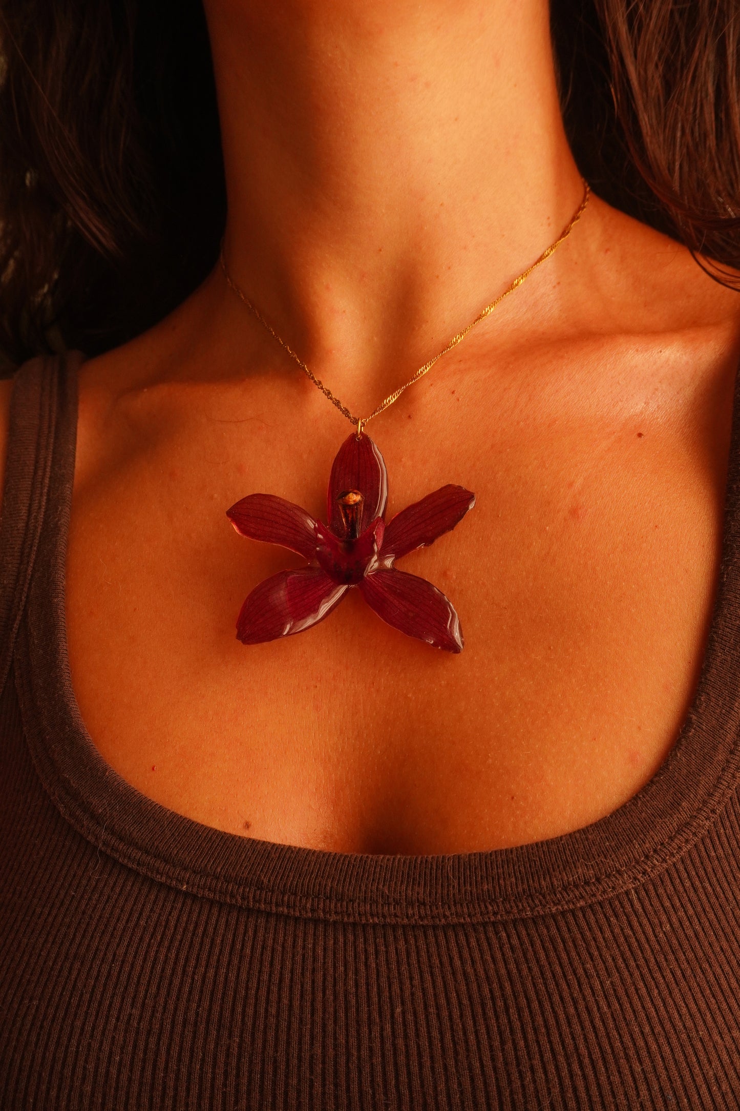 Orchid Necklace