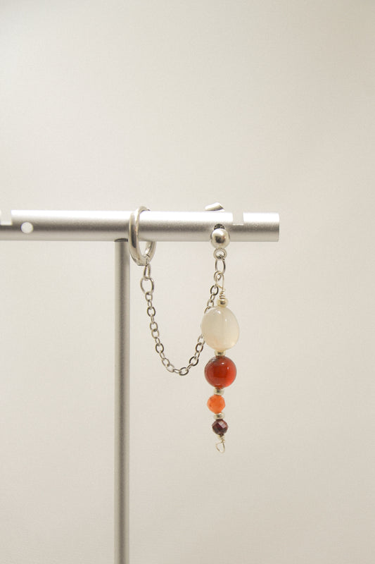 Crystal double earring
