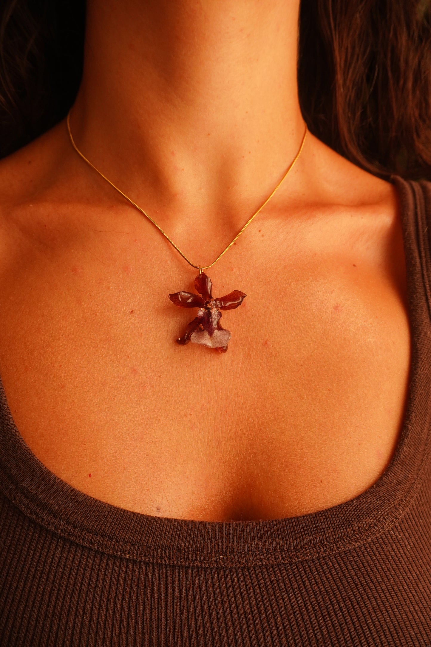 Orchid Necklace