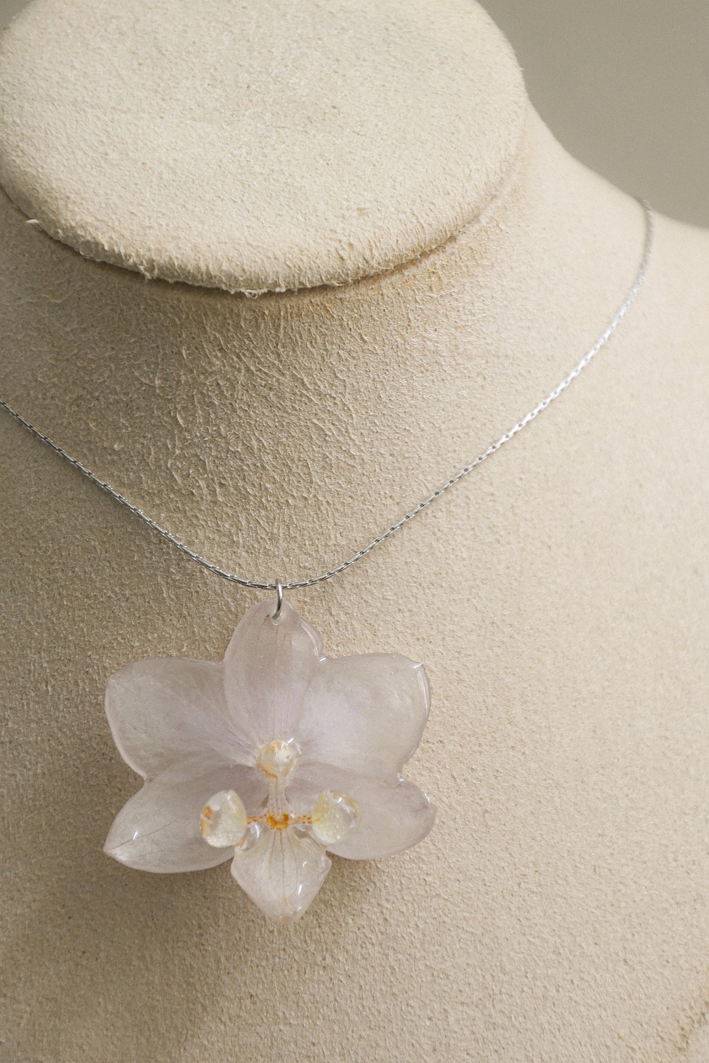 Orchid necklace