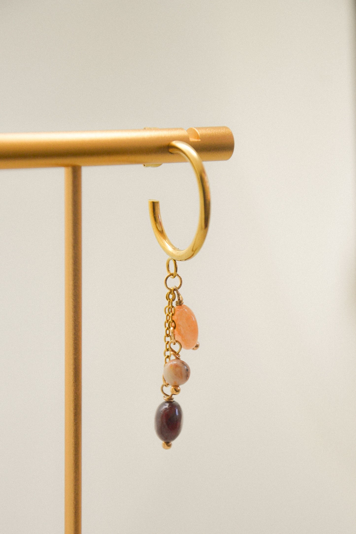 Crystal single earring