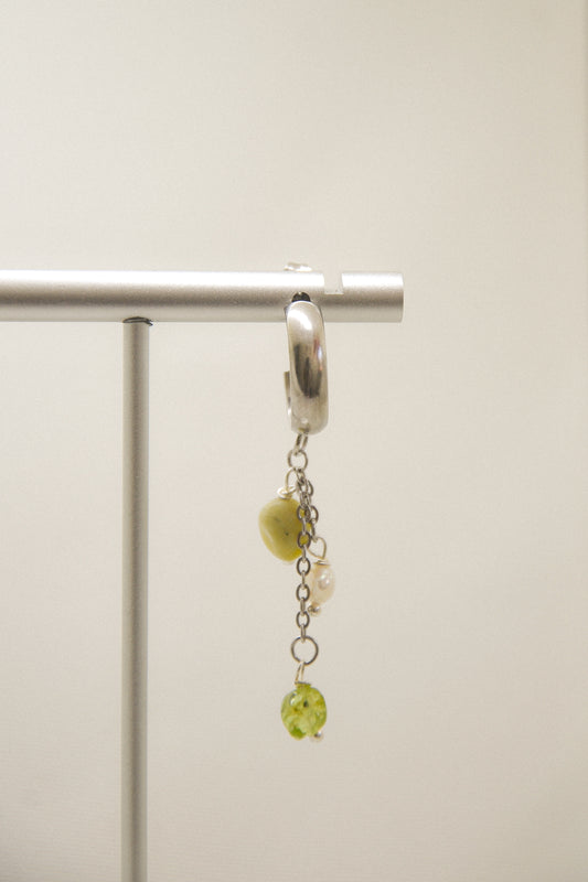 Crystal single earring