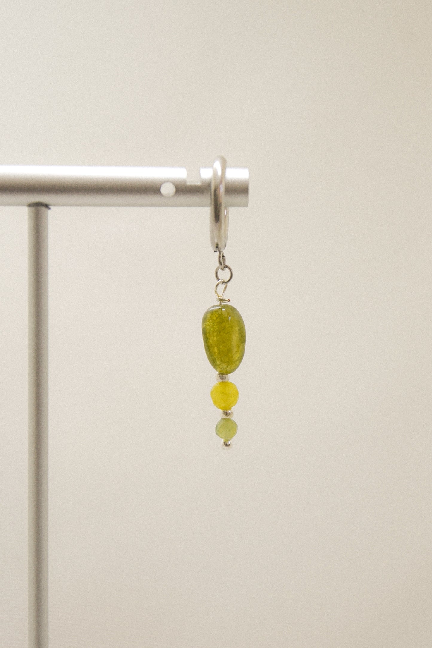 Crystal single earring