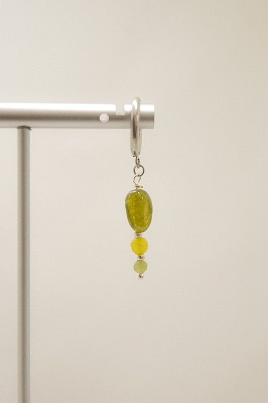 Crystal single earring