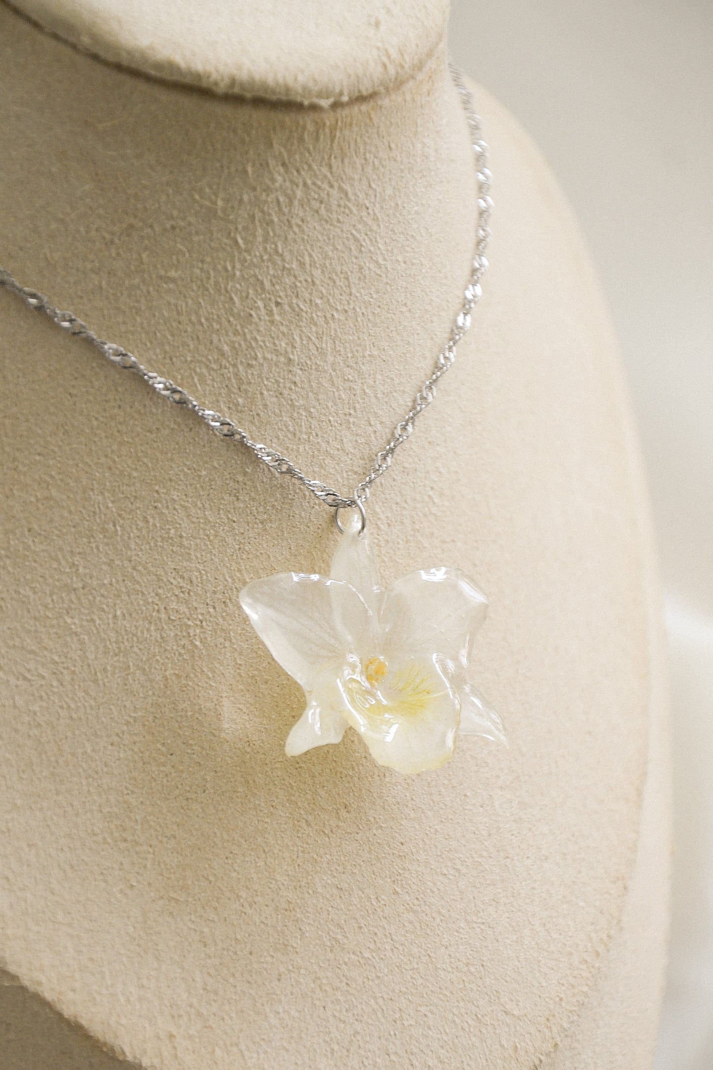 Orchid necklace