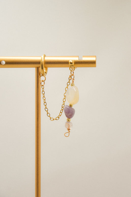 Crystal double earring