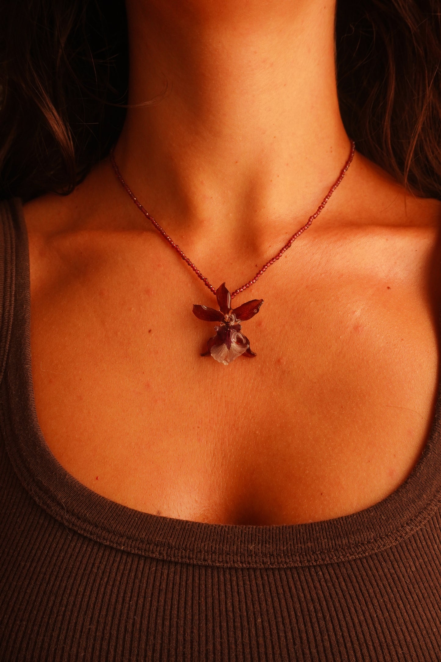 Orchid Necklace