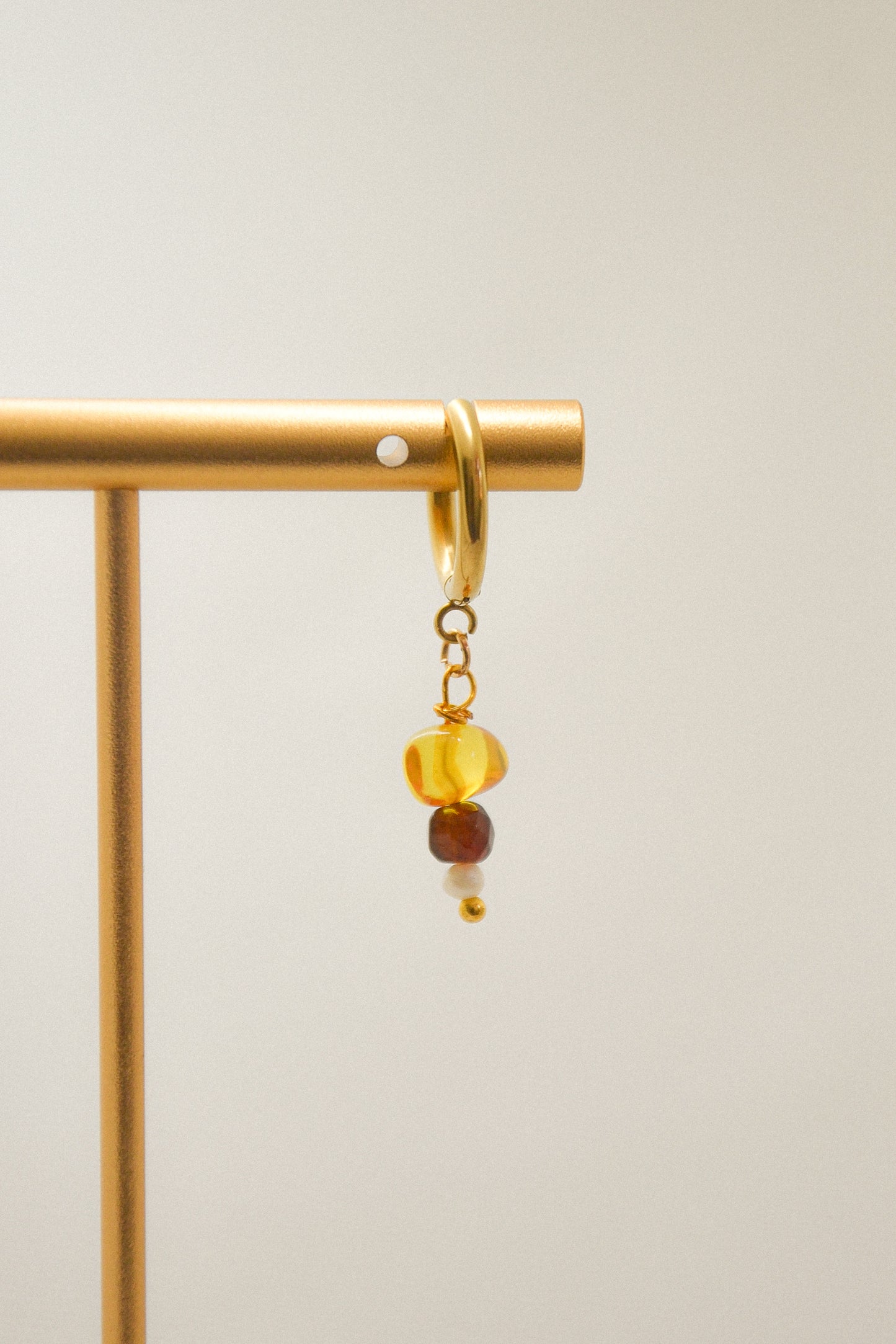 Crystal single earring