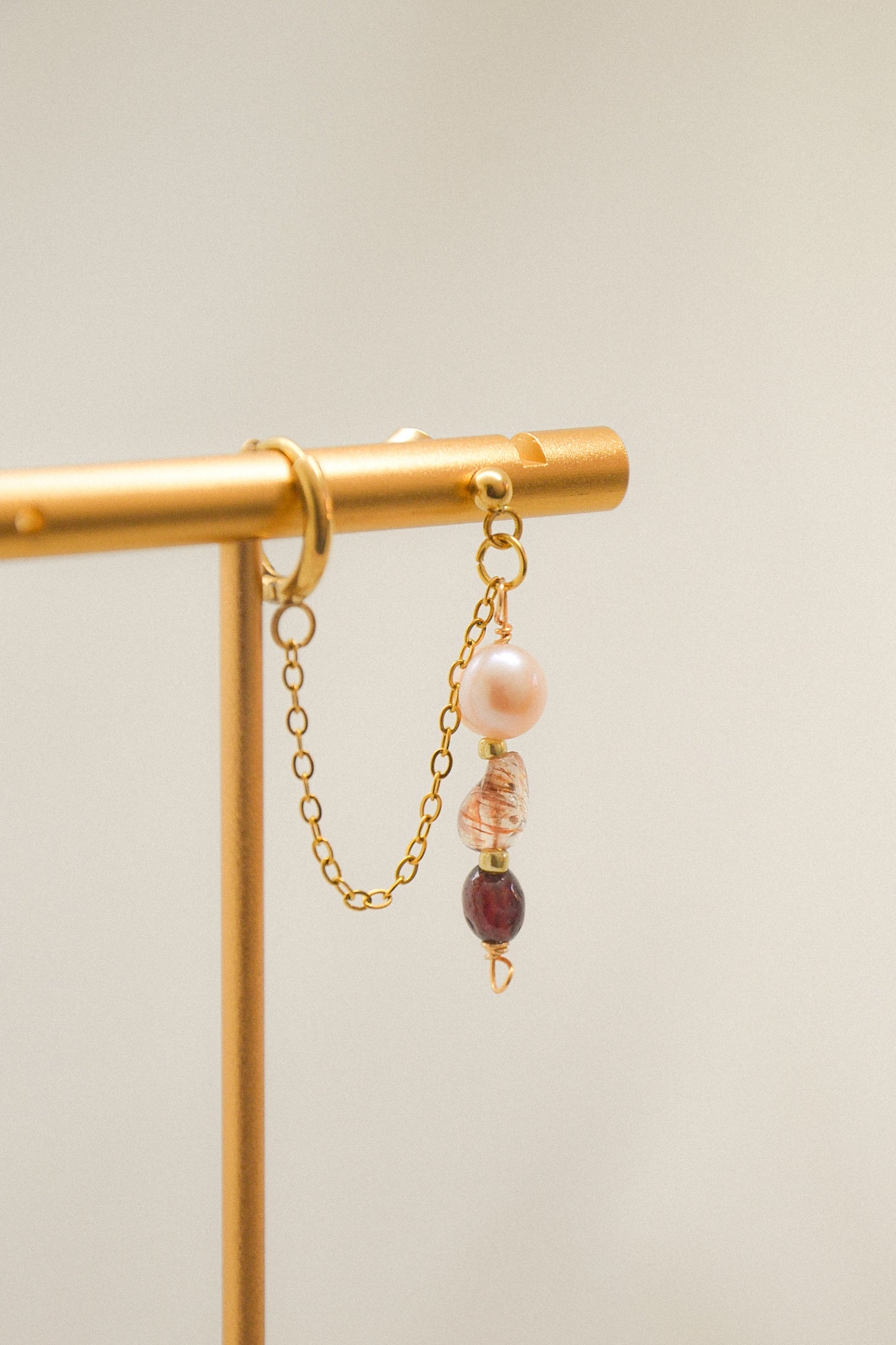 Crystal double earring
