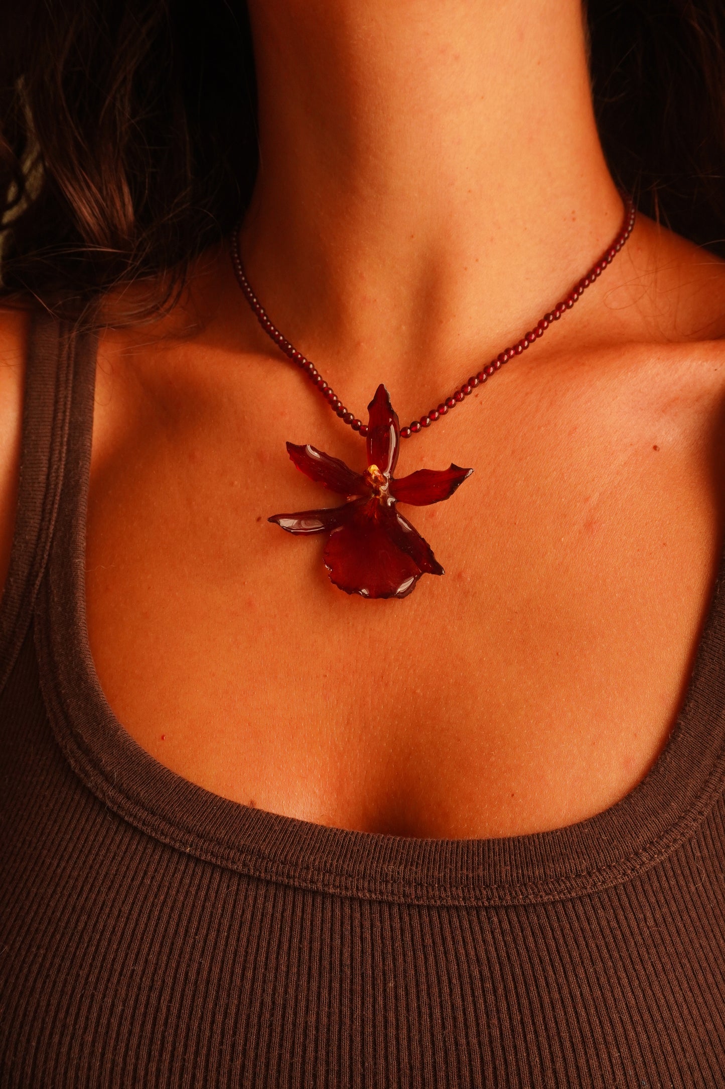 Orchid Necklace
