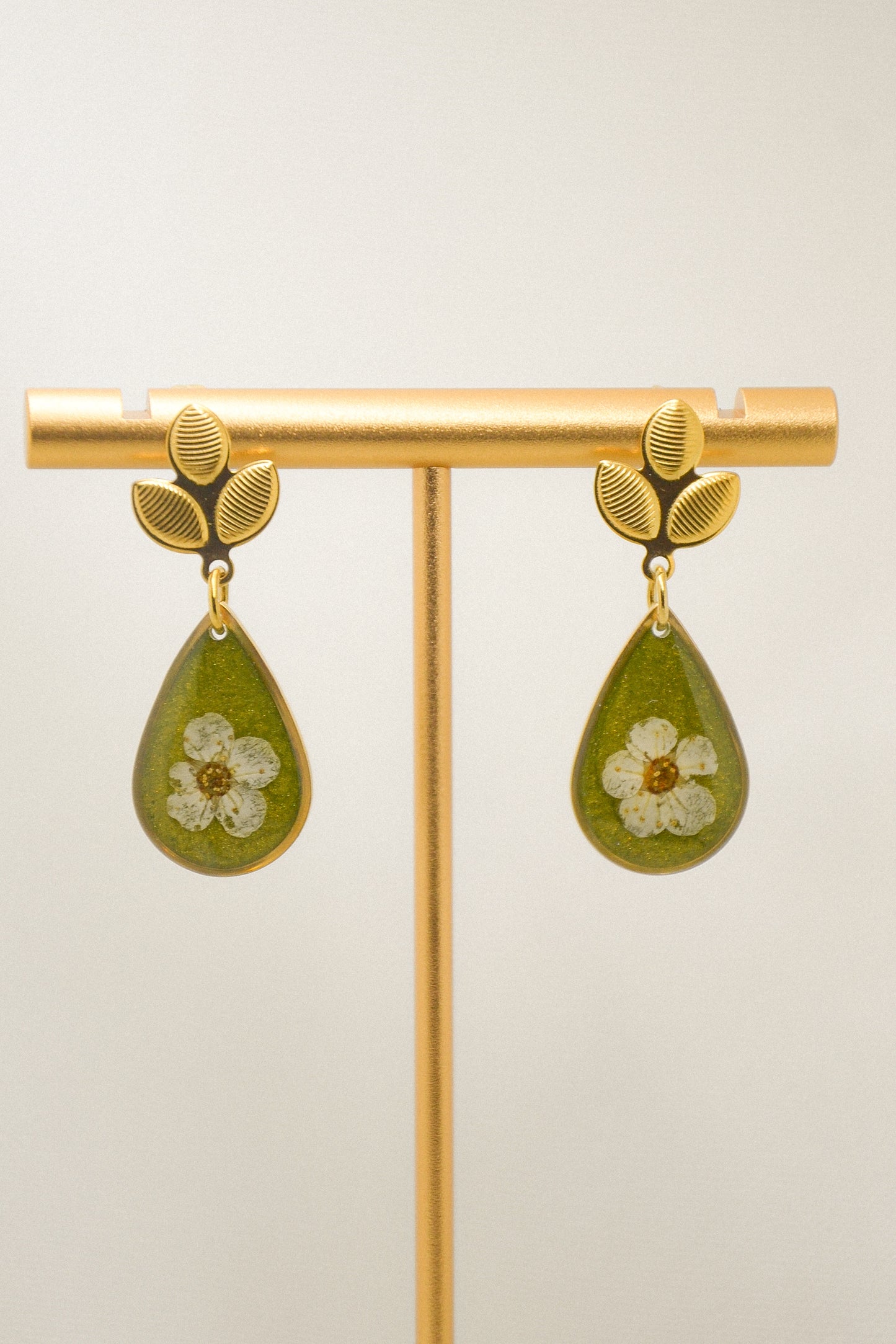 Myosotis drop earrings