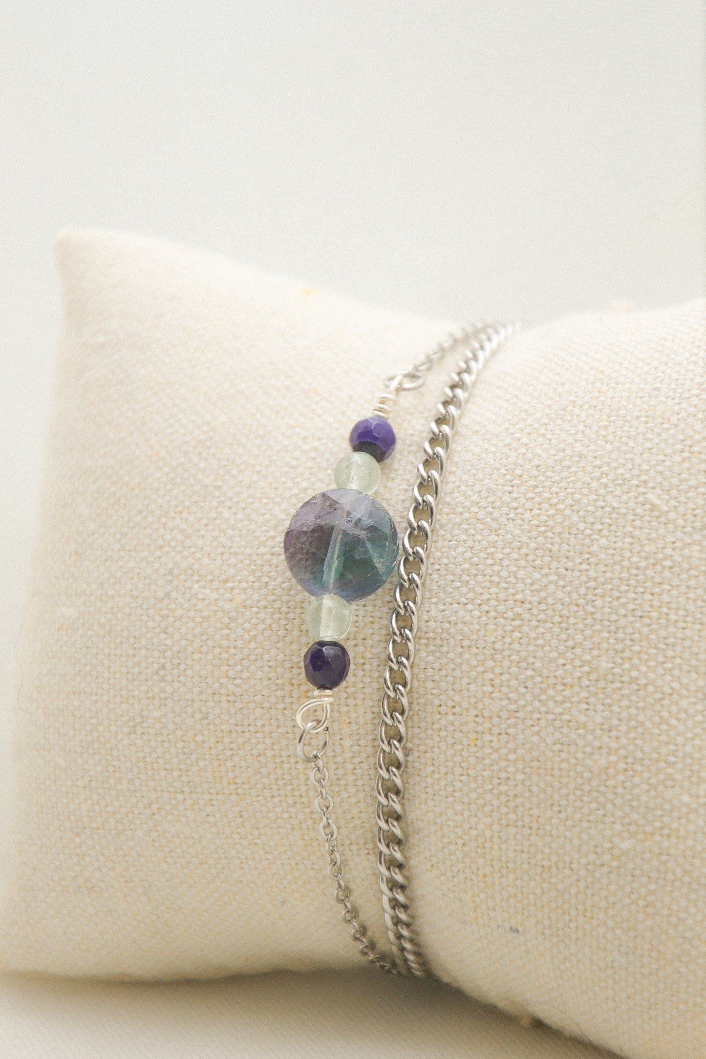 Crystal double bracelet