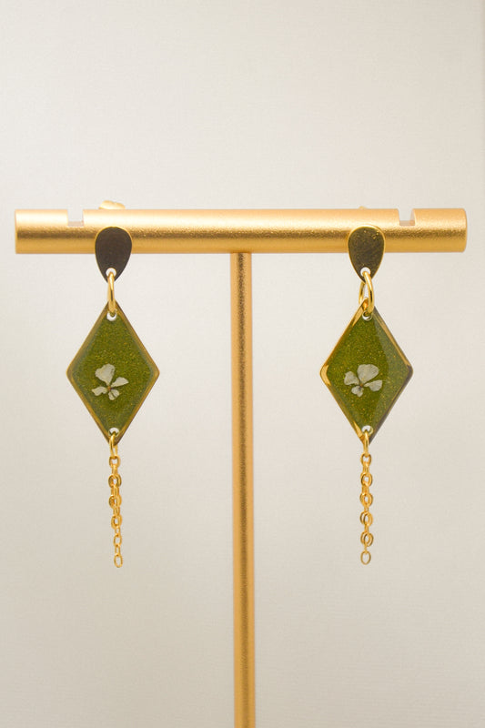 Queen Anne’s Lace earrings
