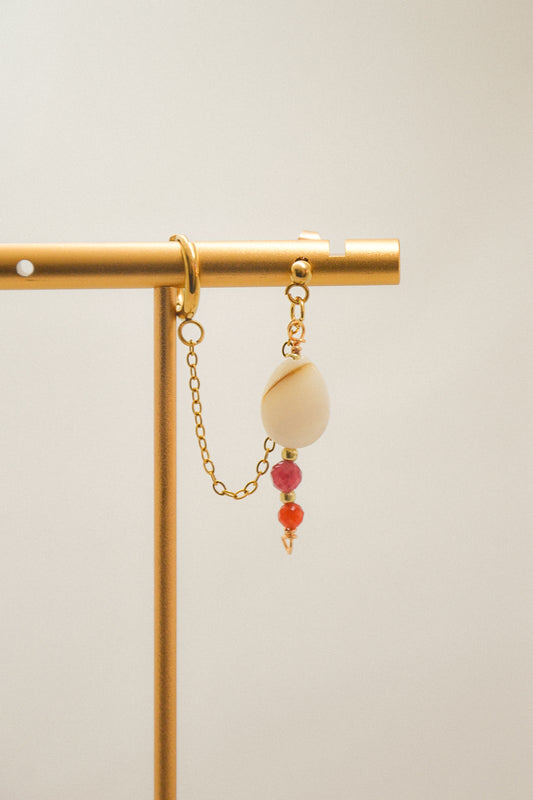 Crystal double earring