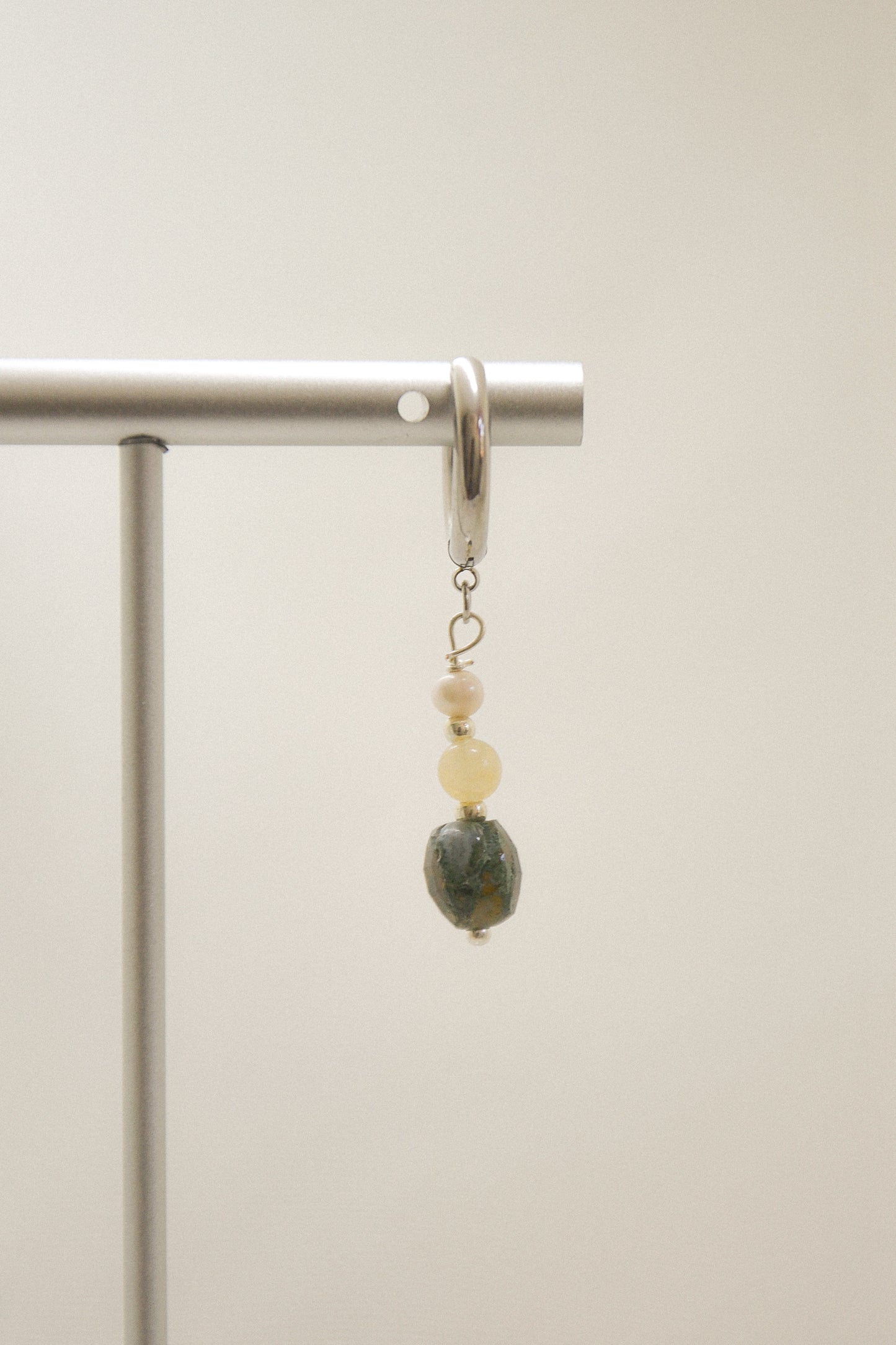 Crystal single earring