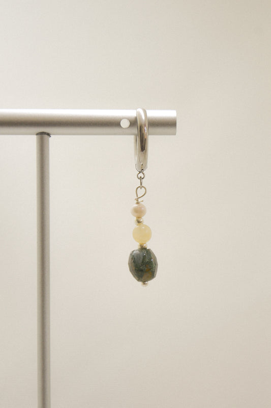 Crystal single earring