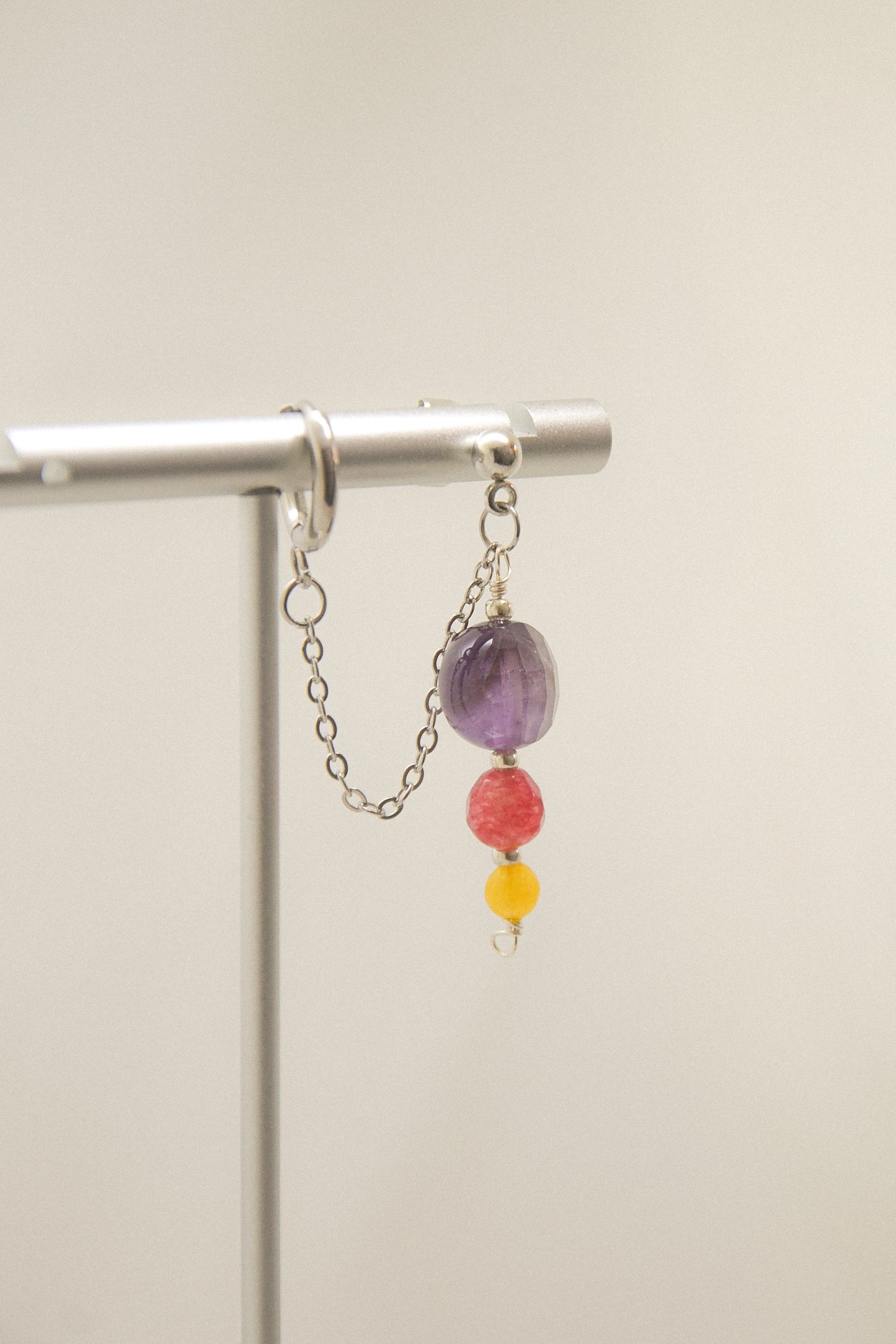 Crystal double earring