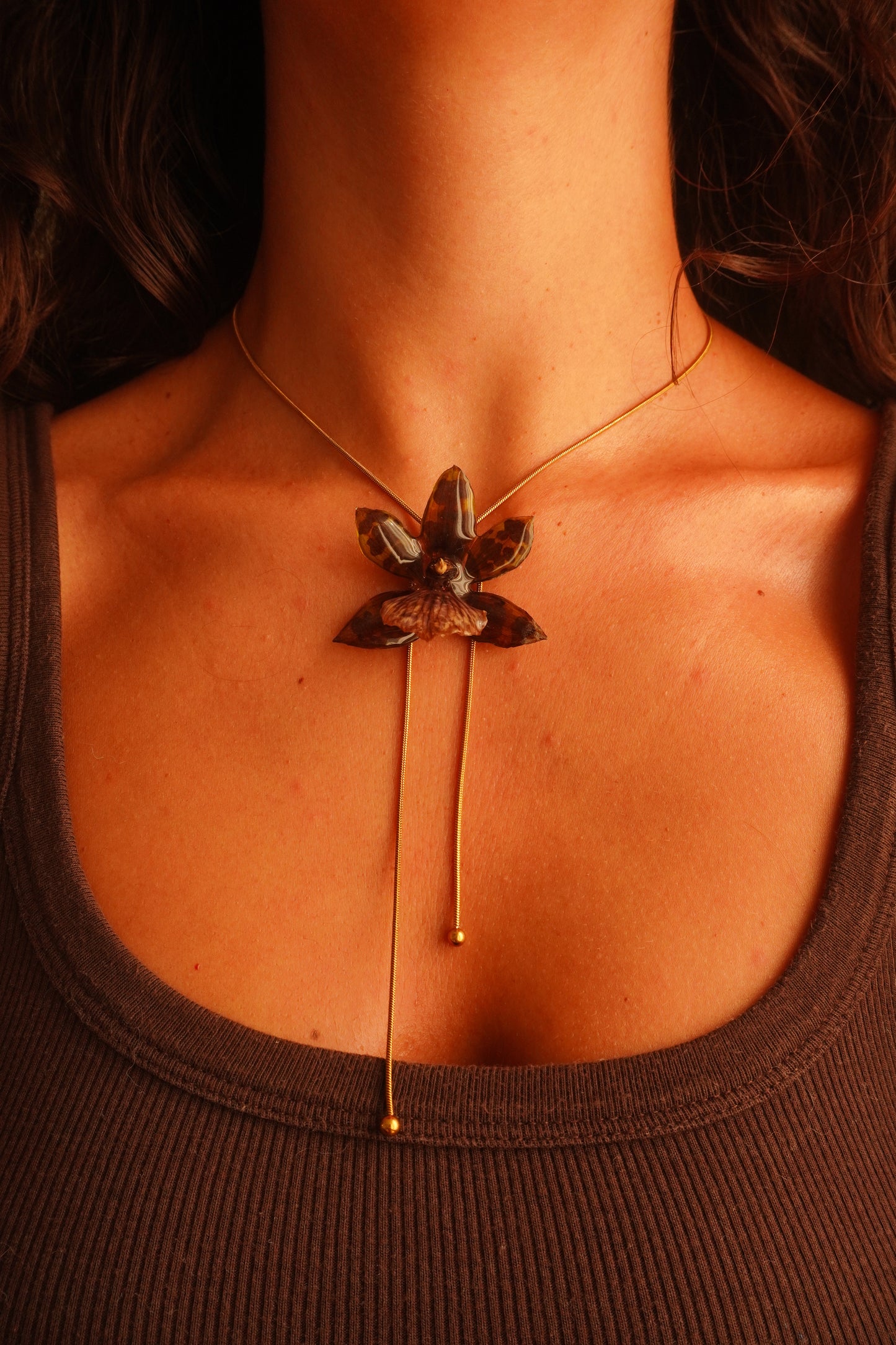Orchid Necklace
