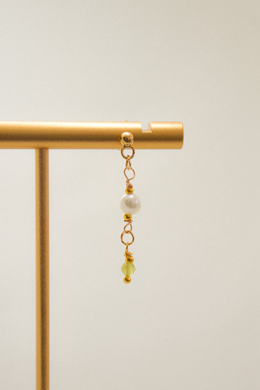 Crystal single earring