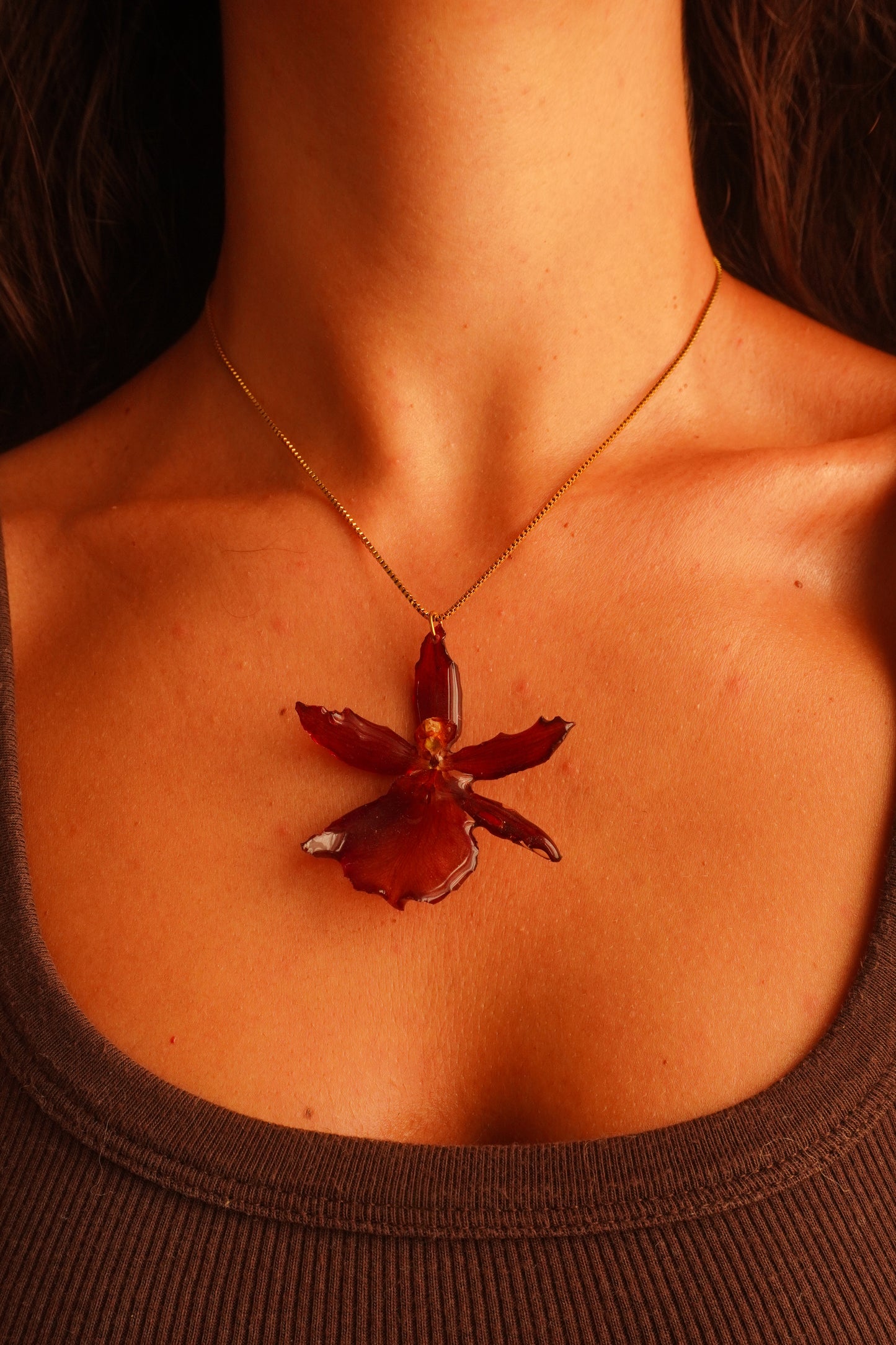 Orchid Necklace