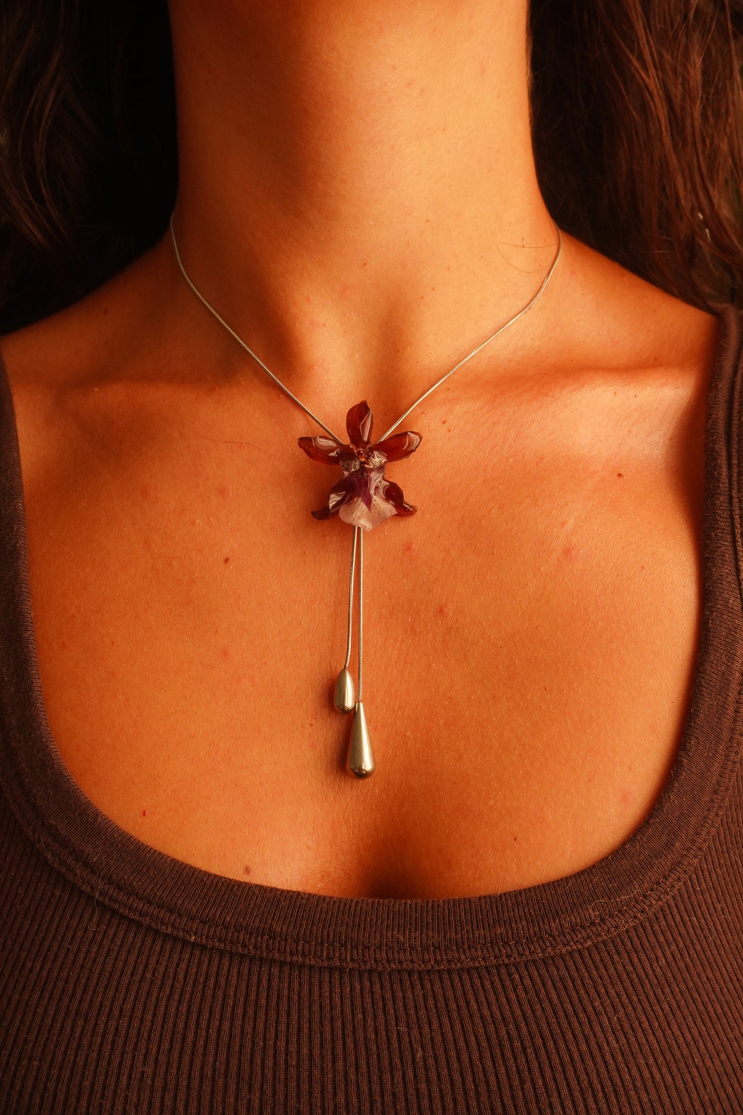 Orchid Necklace