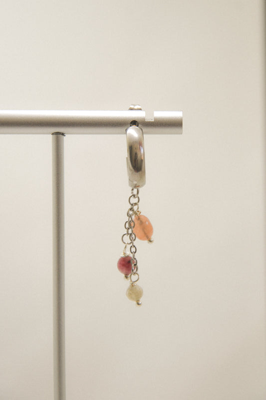 Crystal single earring