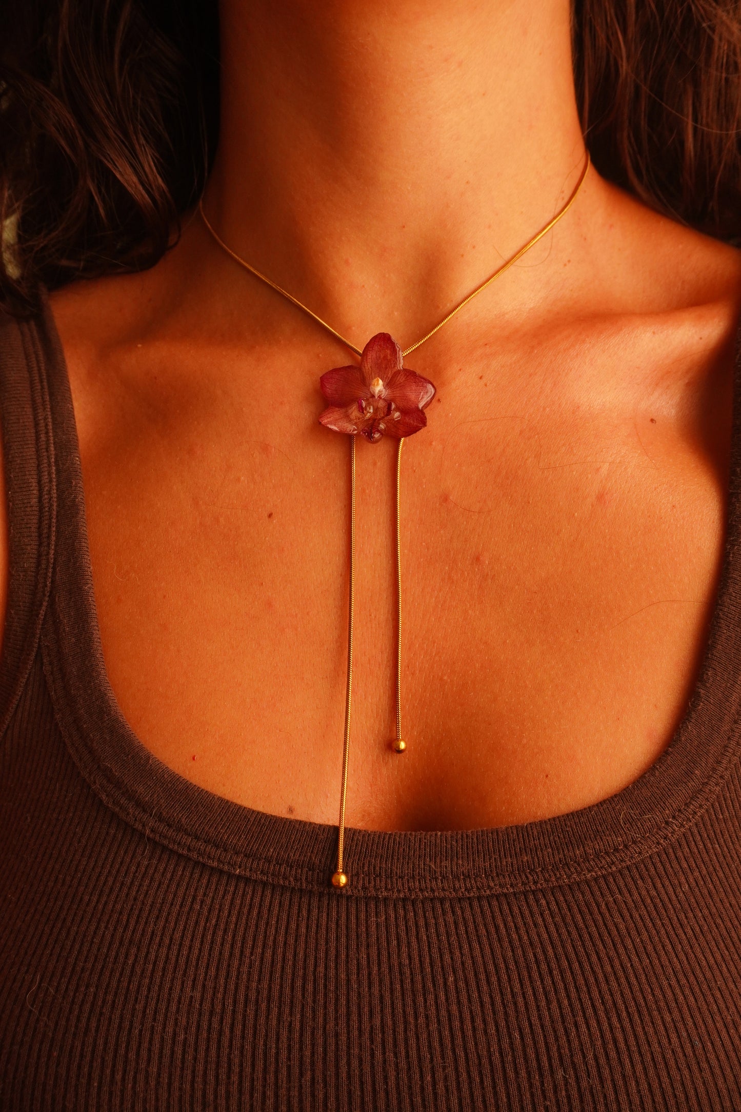 Orchid Necklace
