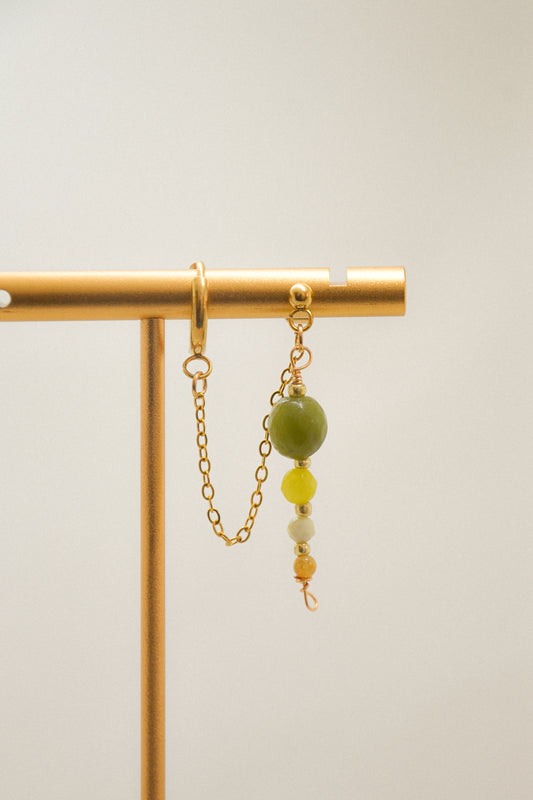 Crystal double earring