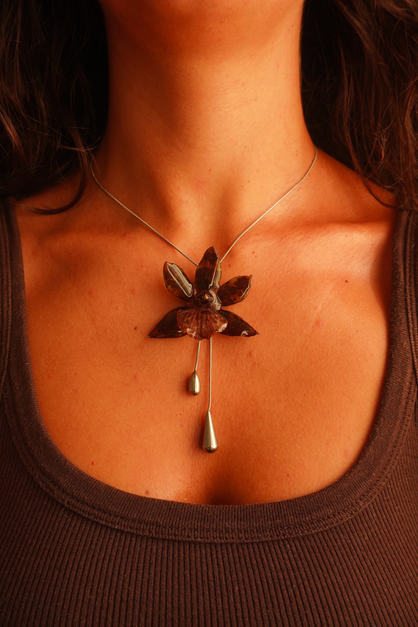 Orchid Necklace