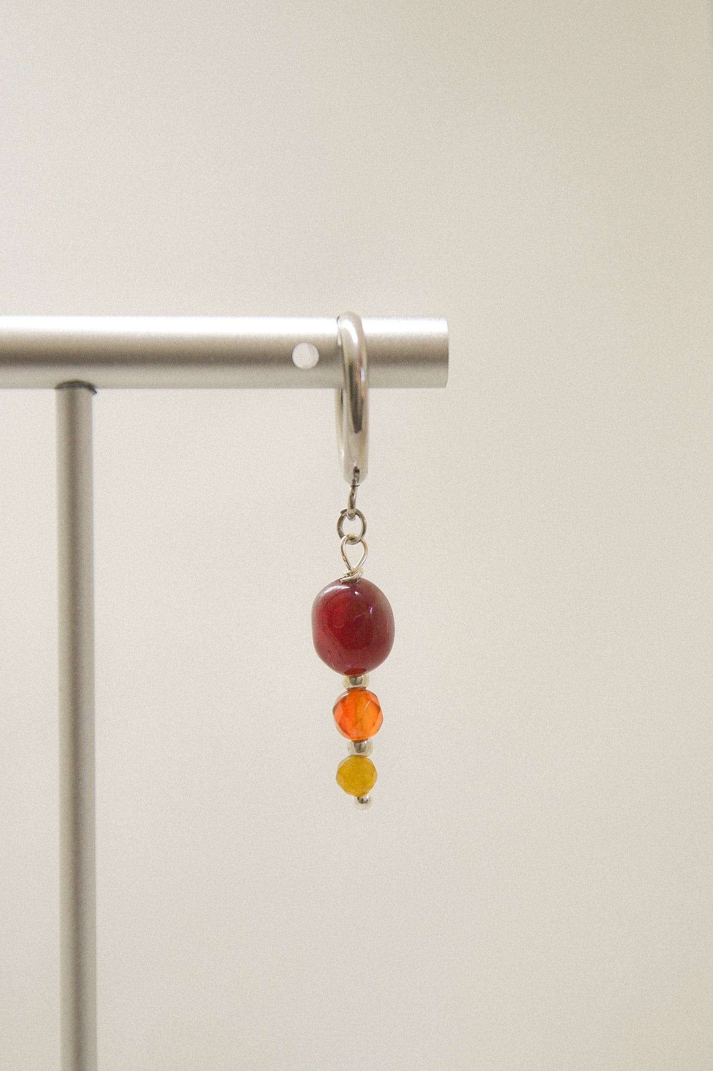Crystal single earring