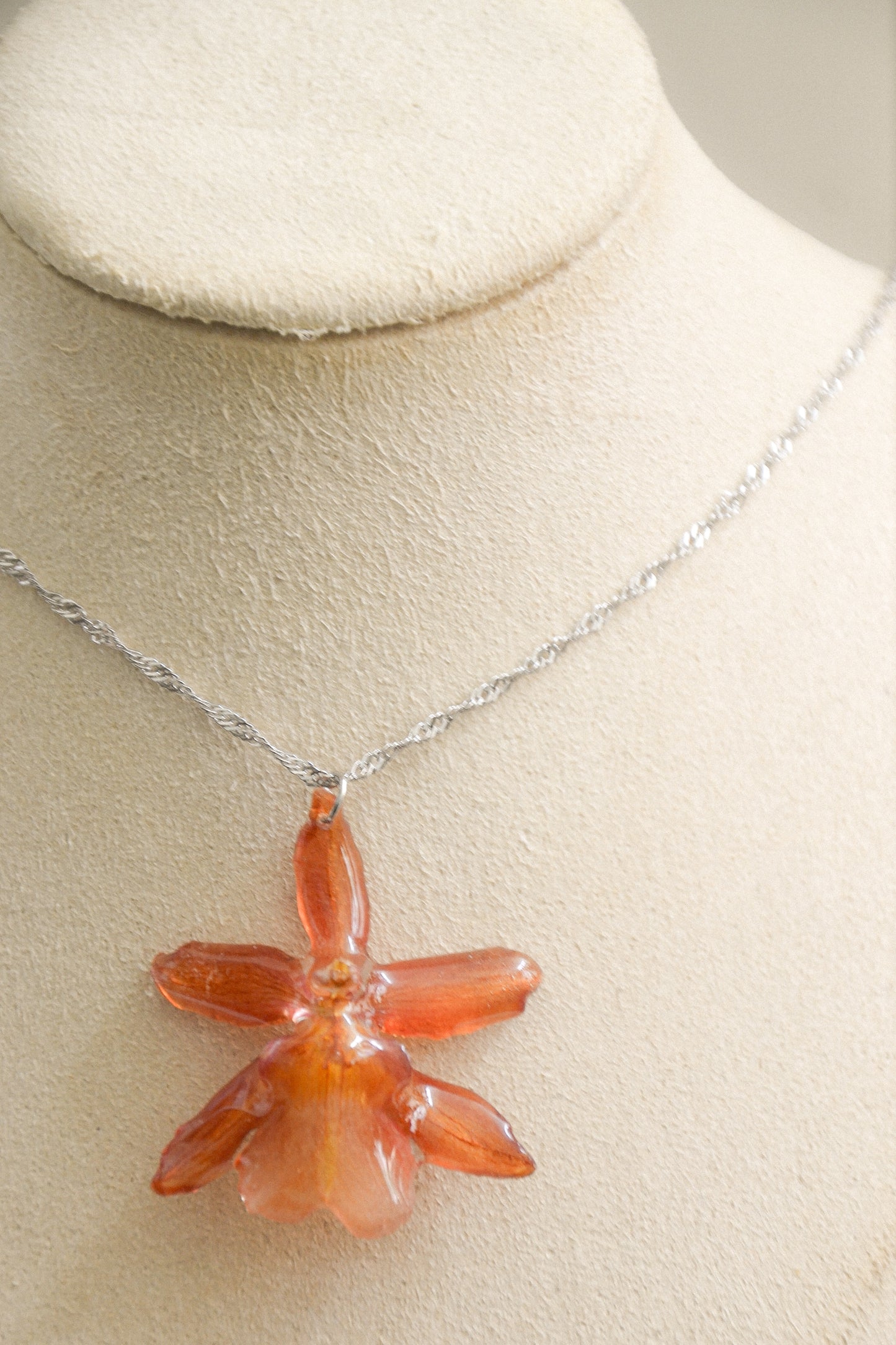 Orchid necklace