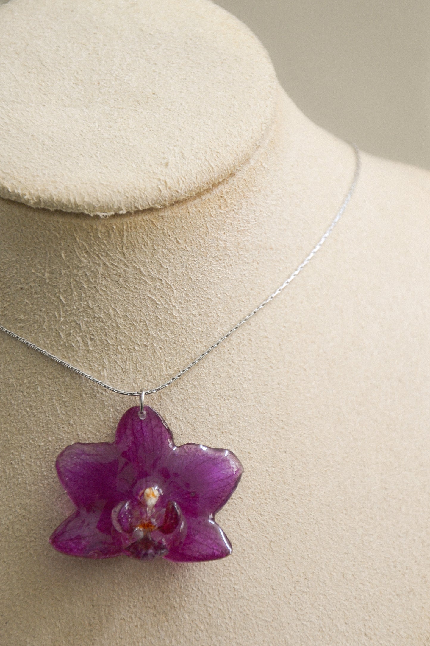 Orchid necklace