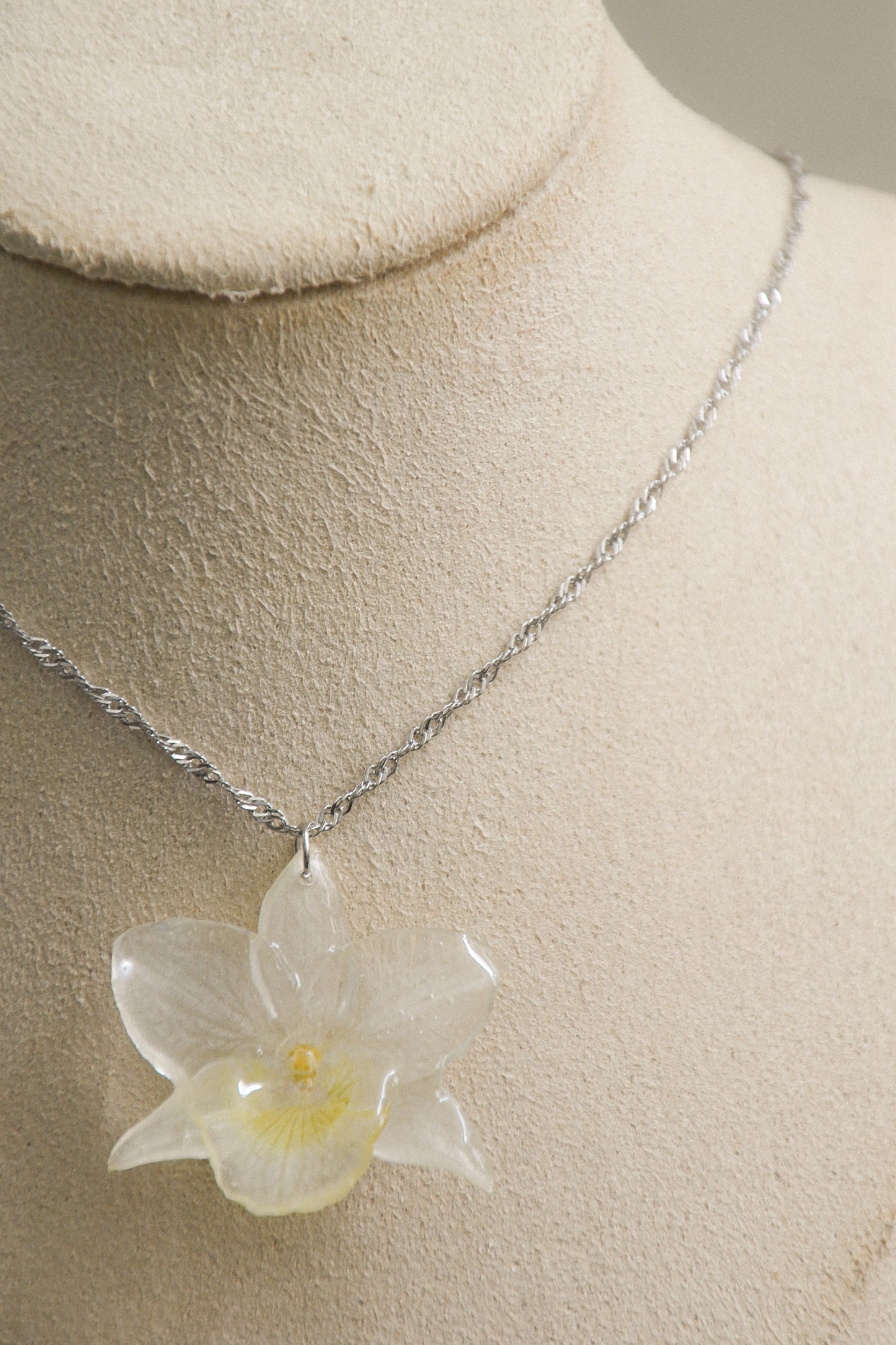Orchid necklace