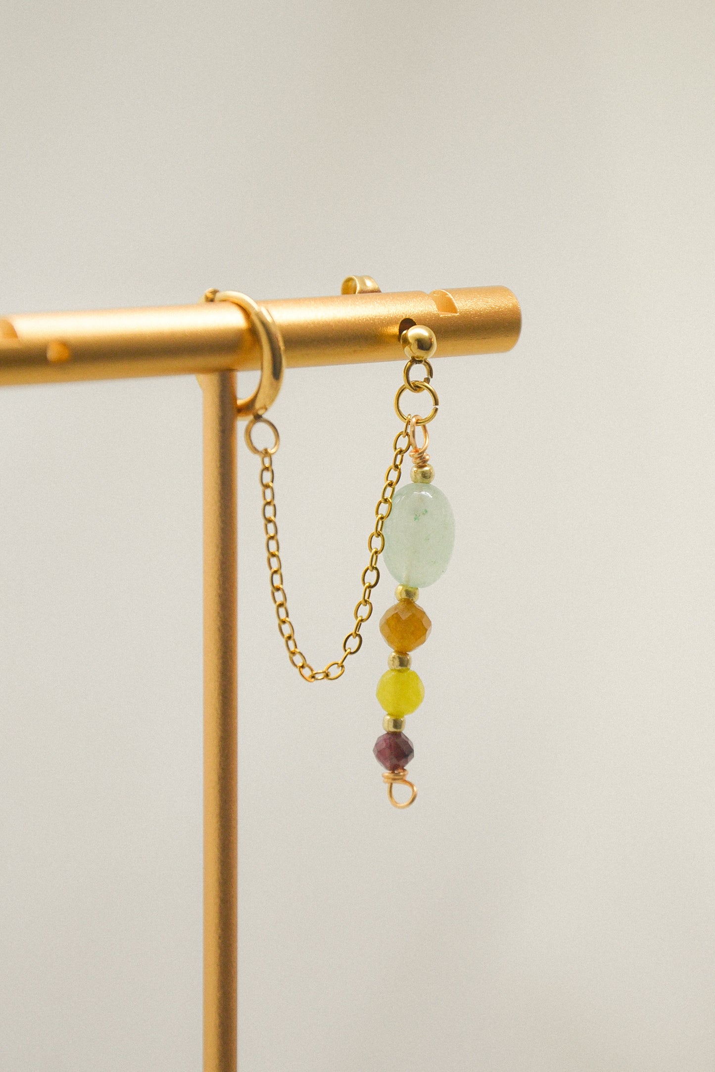 Crystal double earring