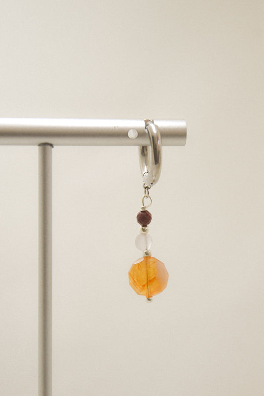 Crystal single earring