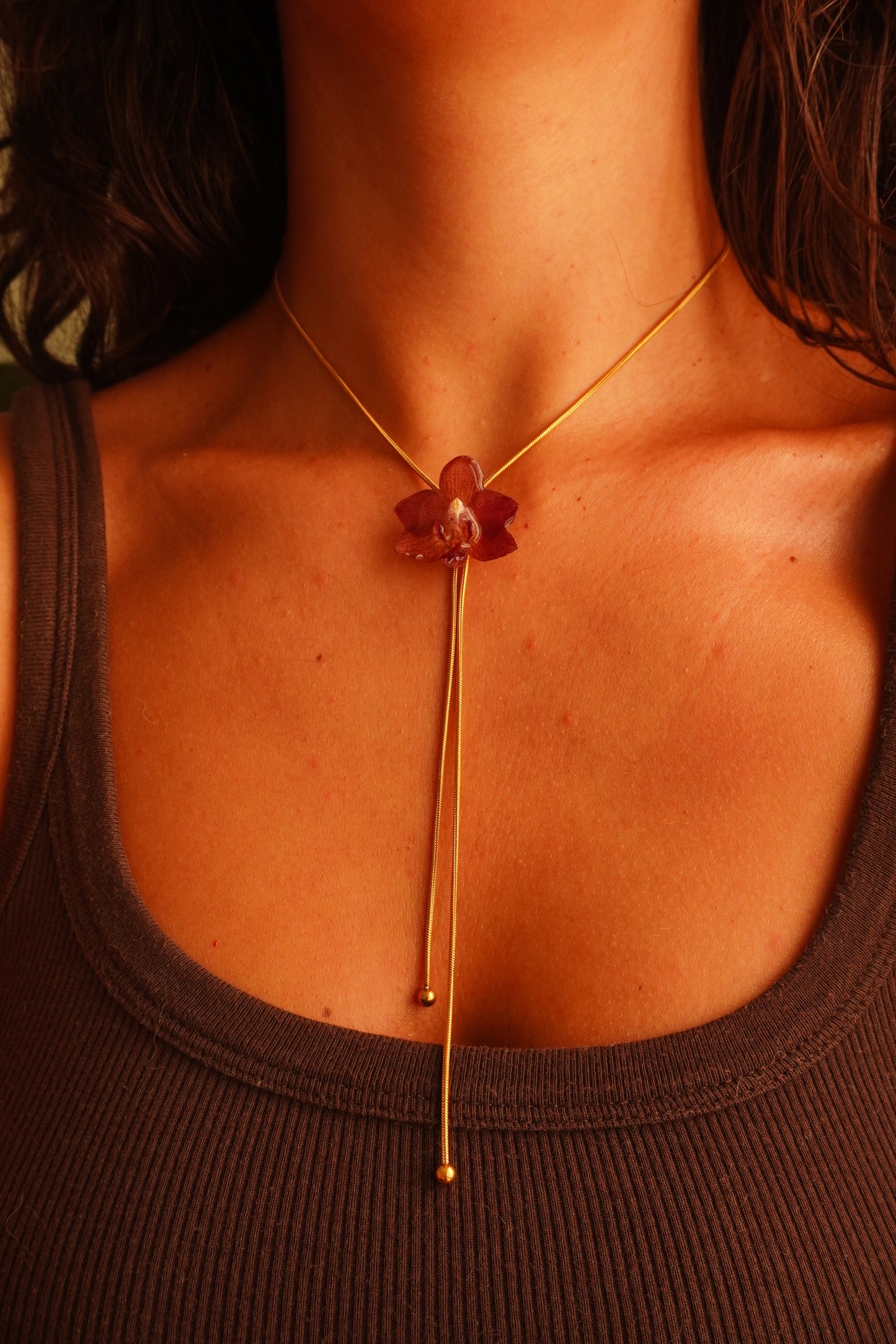 Orchid Necklace