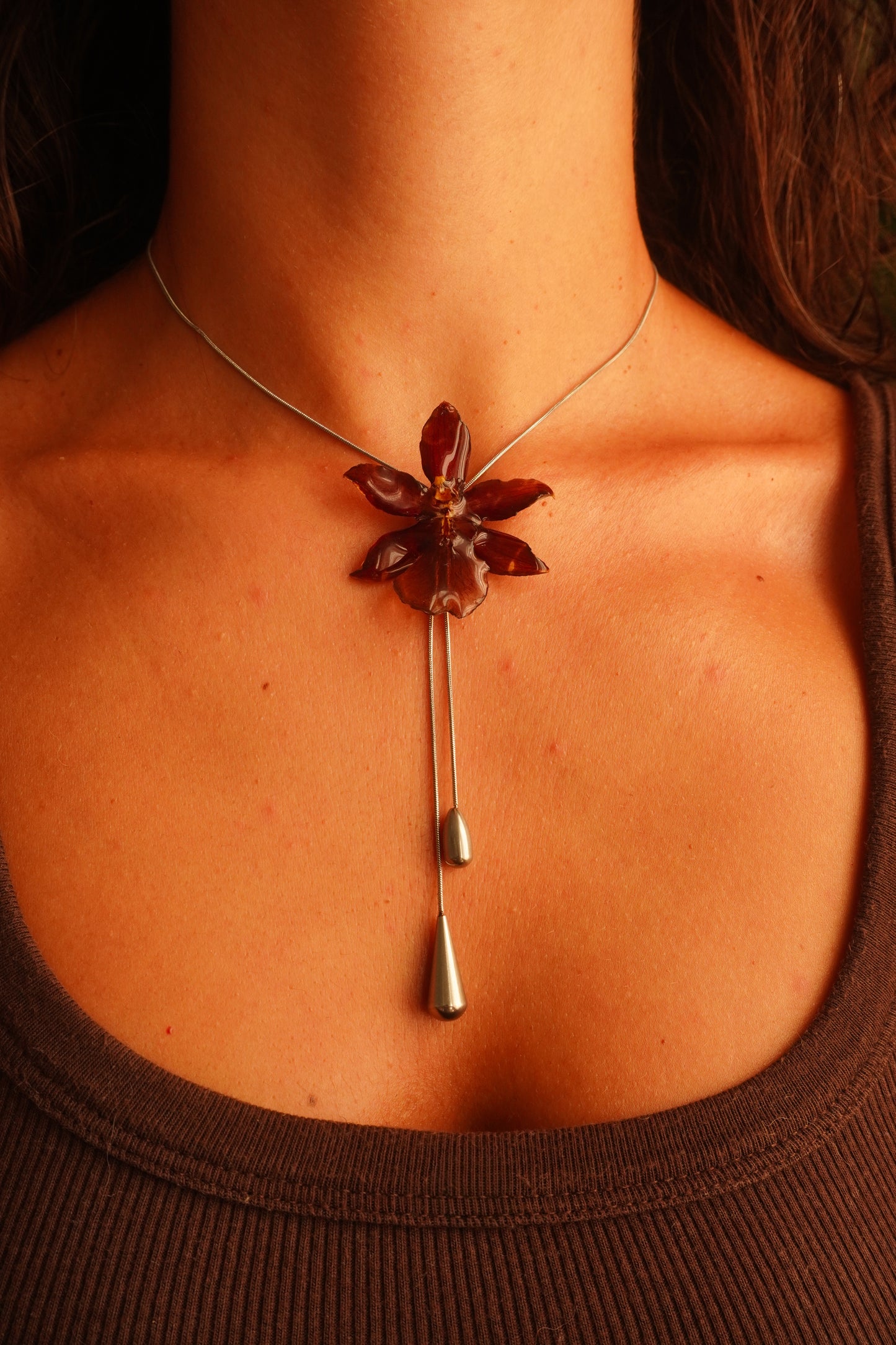 Orchid Necklace