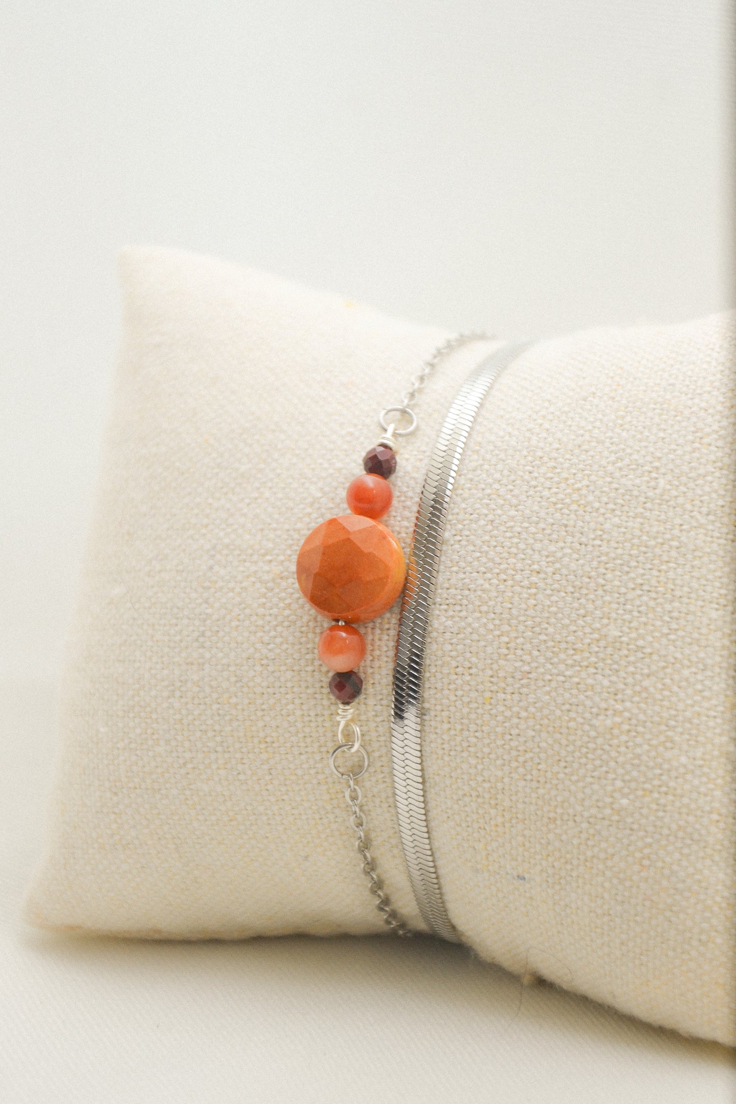 Crystal double bracelet