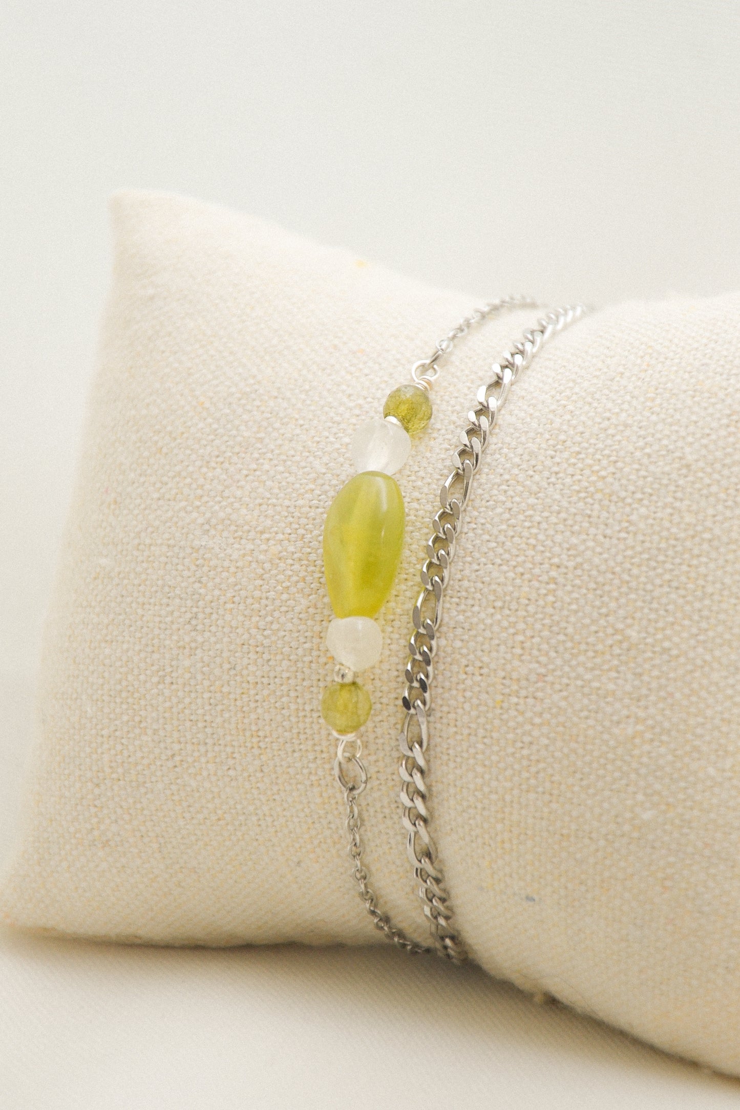 Crystal double bracelet