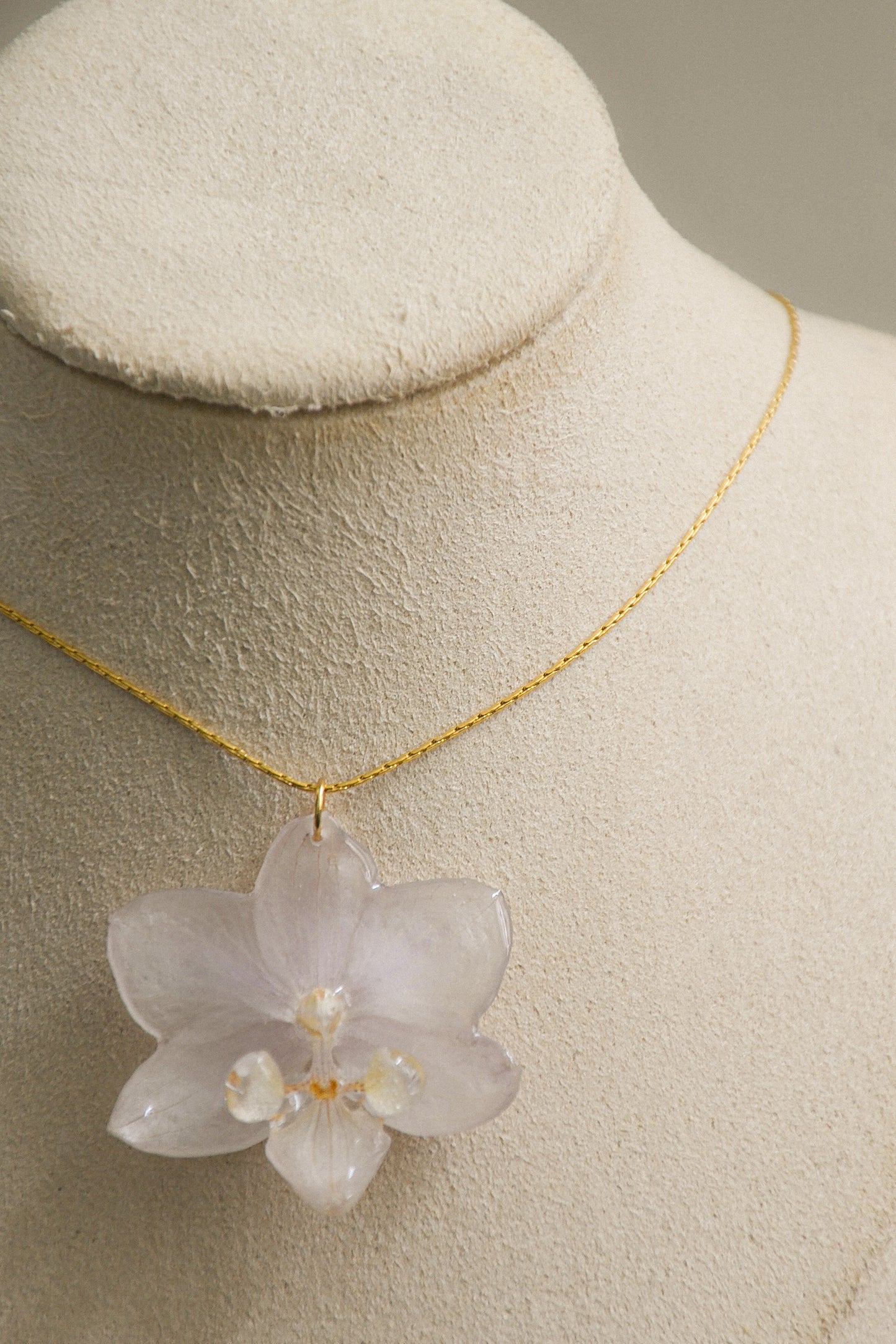 Orchid necklace