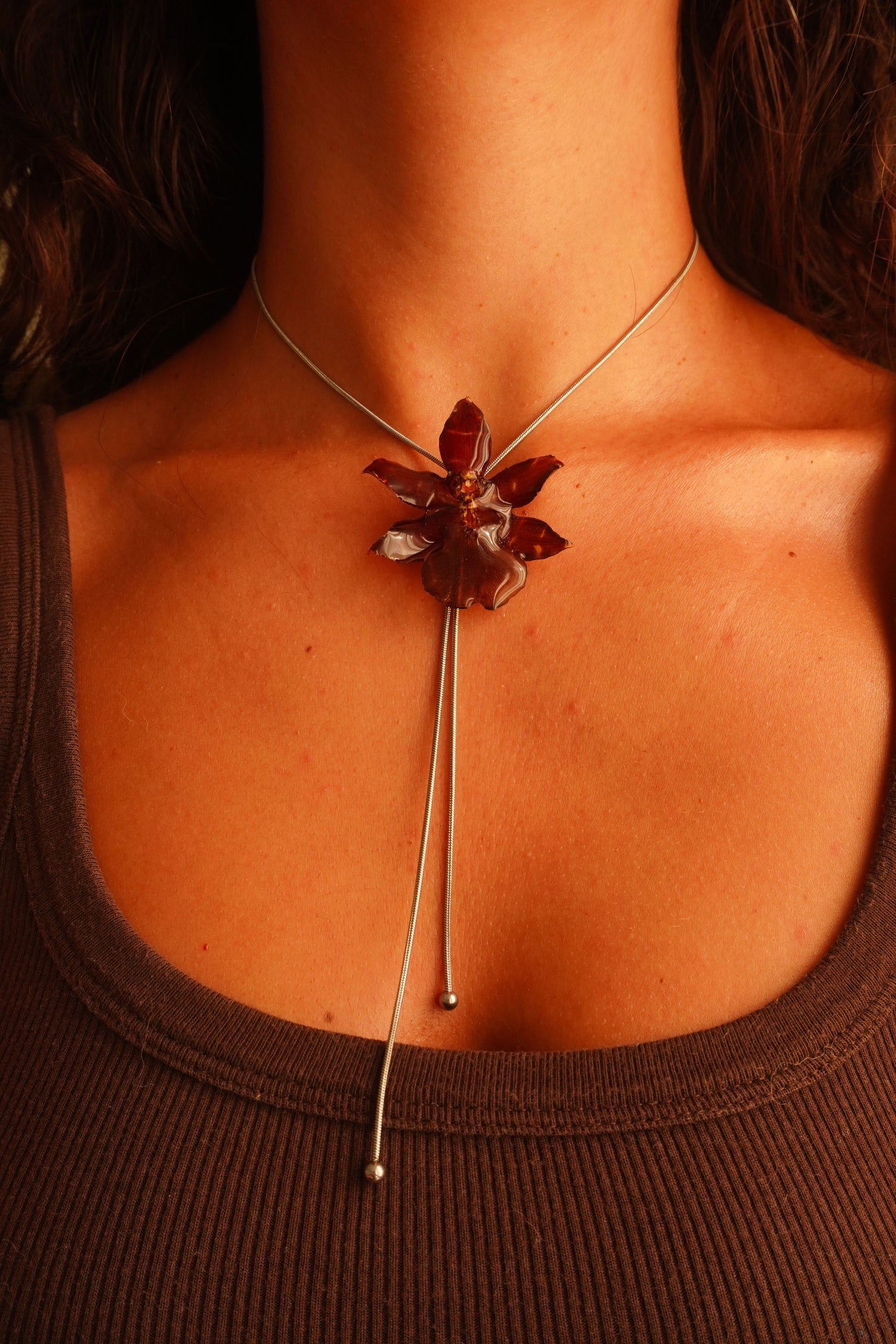 Orchid Necklace