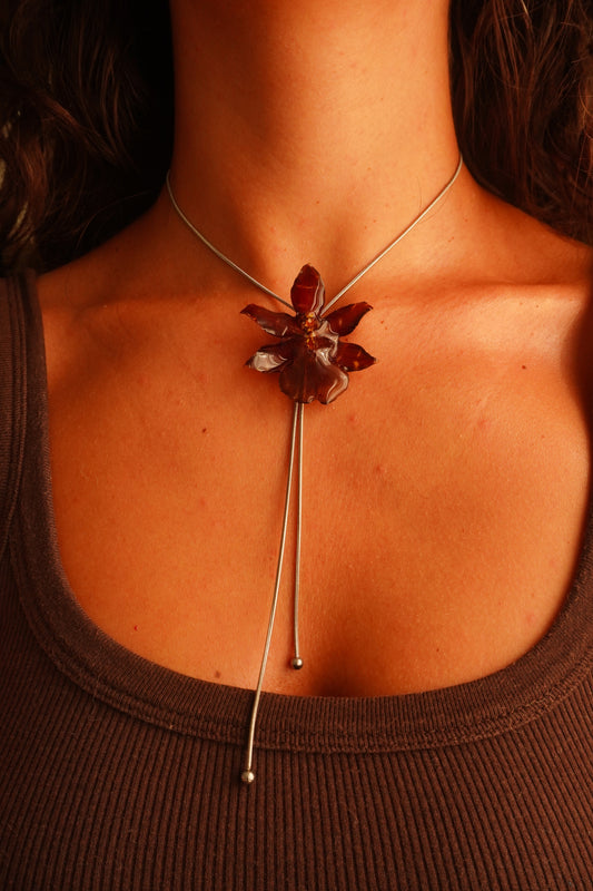 Orchid Necklace