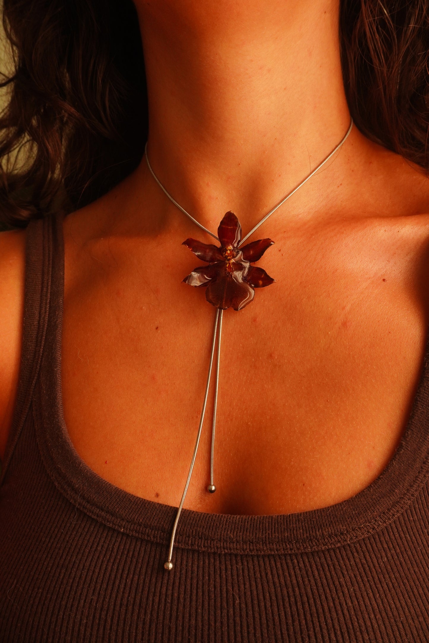 Orchid Necklace